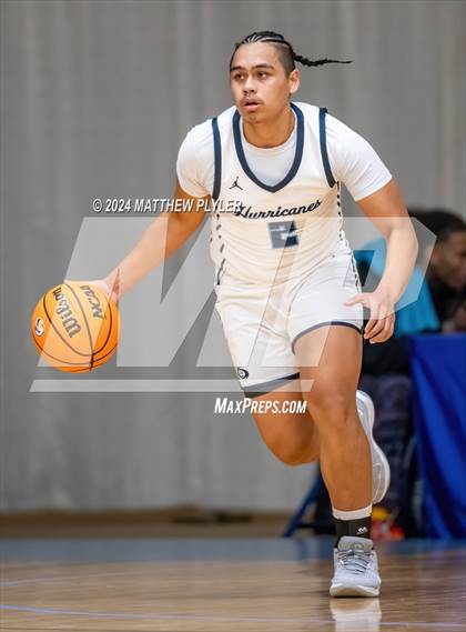 Thumbnail 2 in Cape Fear Academy vs. NC GBB Academy National (Hoops & Dreams Showcase) photogallery.
