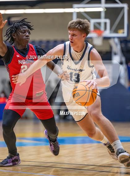 Thumbnail 1 in Cape Fear Academy vs. NC GBB Academy National (Hoops & Dreams Showcase) photogallery.
