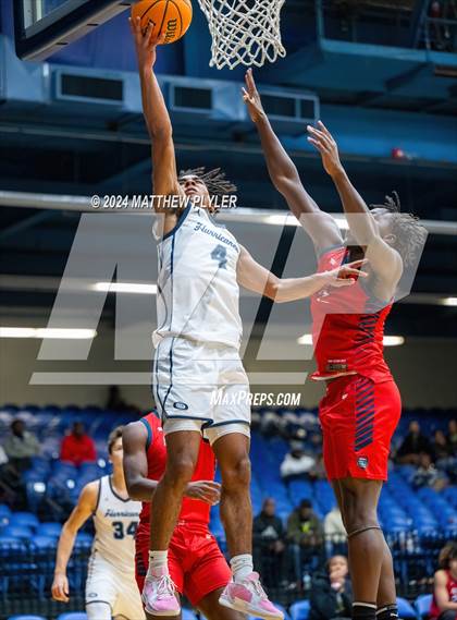 Thumbnail 1 in Cape Fear Academy vs. NC GBB Academy National (Hoops & Dreams Showcase) photogallery.