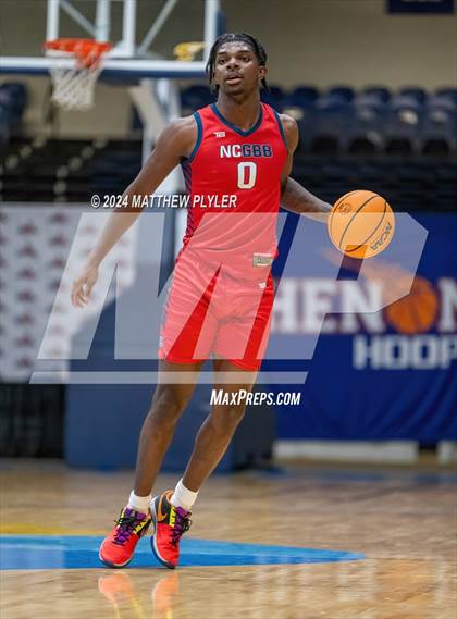 Thumbnail 1 in Cape Fear Academy vs. NC GBB Academy National (Hoops & Dreams Showcase) photogallery.