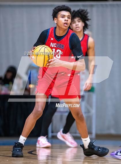 Thumbnail 2 in Cape Fear Academy vs. NC GBB Academy National (Hoops & Dreams Showcase) photogallery.
