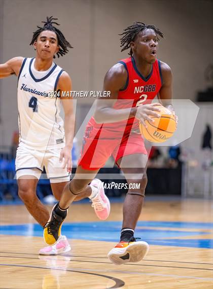 Thumbnail 2 in Cape Fear Academy vs. NC GBB Academy National (Hoops & Dreams Showcase) photogallery.