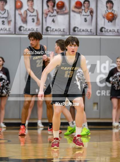 Thumbnail 1 in Capital vs. Centennial (IHSAA 5A District III Round 3) photogallery.