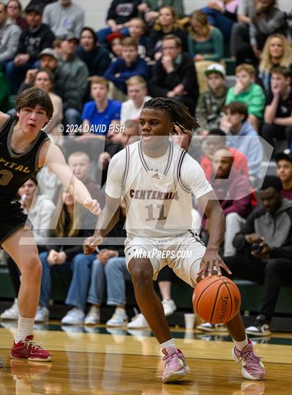 Thumbnail 2 in Capital vs. Centennial (IHSAA 5A District III Round 3) photogallery.