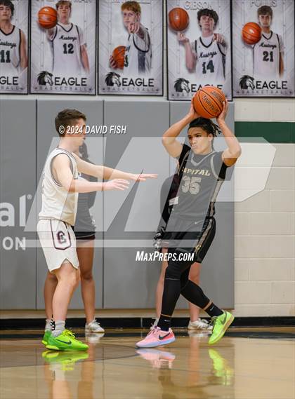 Thumbnail 2 in Capital vs. Centennial (IHSAA 5A District III Round 3) photogallery.