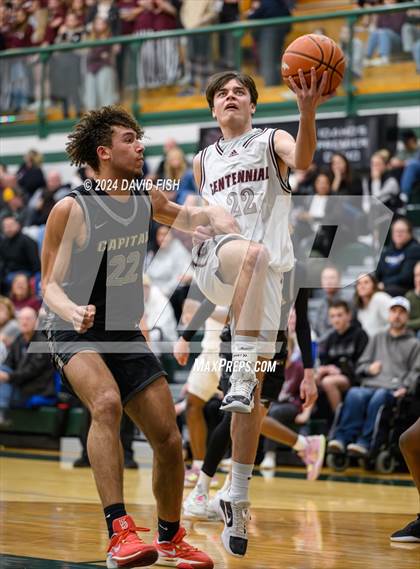 Thumbnail 2 in Capital vs. Centennial (IHSAA 5A District III Round 3) photogallery.