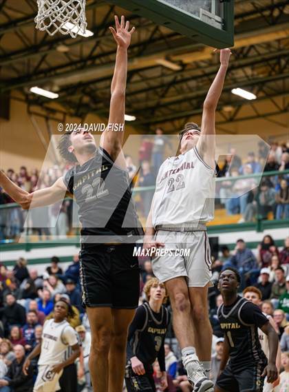 Thumbnail 1 in Capital vs. Centennial (IHSAA 5A District III Round 3) photogallery.