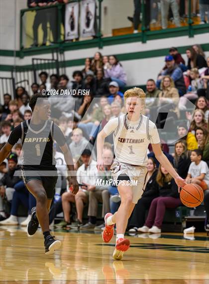 Thumbnail 2 in Capital vs. Centennial (IHSAA 5A District III Round 3) photogallery.