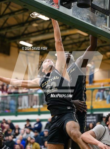 Thumbnail 3 in Capital vs. Centennial (IHSAA 5A District III Round 3) photogallery.