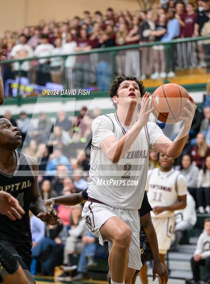 Thumbnail 1 in Capital vs. Centennial (IHSAA 5A District III Round 3) photogallery.