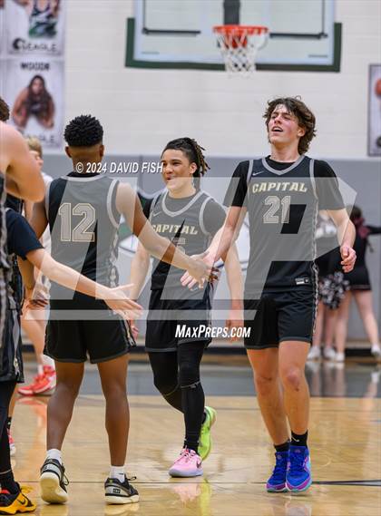 Thumbnail 3 in Capital vs. Centennial (IHSAA 5A District III Round 3) photogallery.