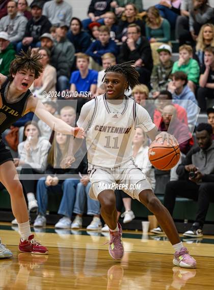 Thumbnail 1 in Capital vs. Centennial (IHSAA 5A District III Round 3) photogallery.