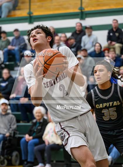 Thumbnail 2 in Capital vs. Centennial (IHSAA 5A District III Round 3) photogallery.