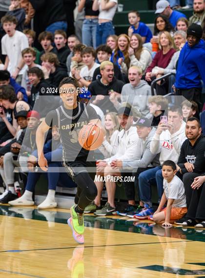 Thumbnail 3 in Capital vs. Centennial (IHSAA 5A District III Round 3) photogallery.