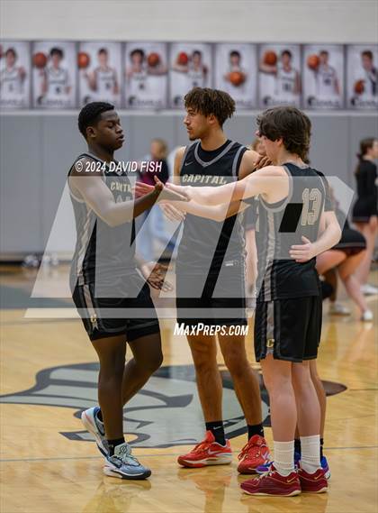 Thumbnail 3 in Capital vs. Centennial (IHSAA 5A District III Round 3) photogallery.