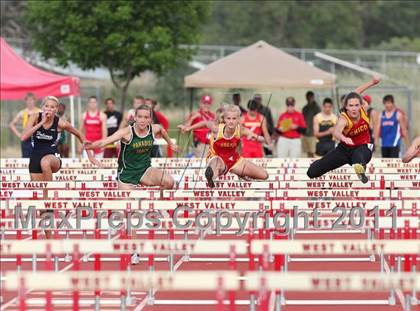 Thumbnail 2 in CIF NS Masters Track & Field Championships (Boys/Girls 110/100 Hurdles) photogallery.