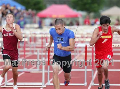 Thumbnail 1 in CIF NS Masters Track & Field Championships (Boys/Girls 110/100 Hurdles) photogallery.