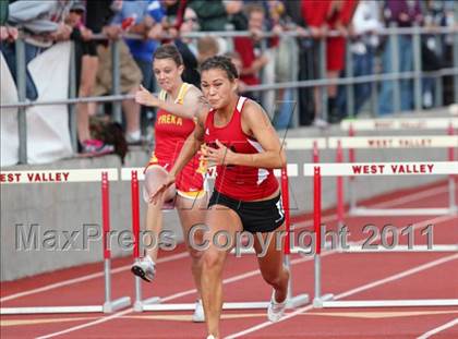 Thumbnail 2 in CIF NS Masters Track & Field Championships (Boys/Girls 110/100 Hurdles) photogallery.