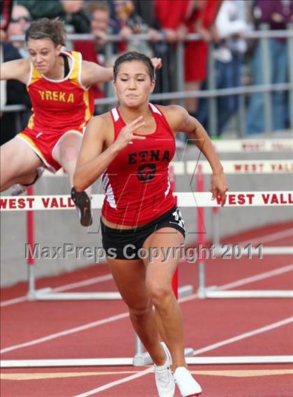 Thumbnail 1 in CIF NS Masters Track & Field Championships (Boys/Girls 110/100 Hurdles) photogallery.