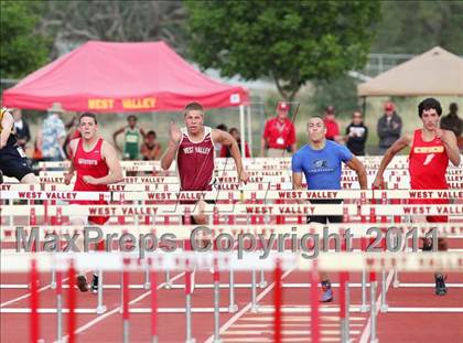 Thumbnail 1 in CIF NS Masters Track & Field Championships (Boys/Girls 110/100 Hurdles) photogallery.
