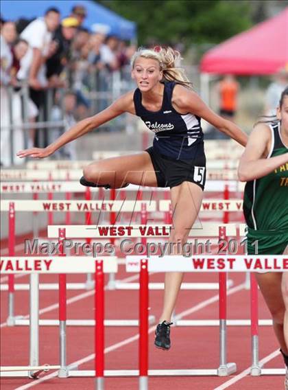 Thumbnail 1 in CIF NS Masters Track & Field Championships (Boys/Girls 110/100 Hurdles) photogallery.