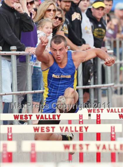 Thumbnail 2 in CIF NS Masters Track & Field Championships (Boys/Girls 110/100 Hurdles) photogallery.