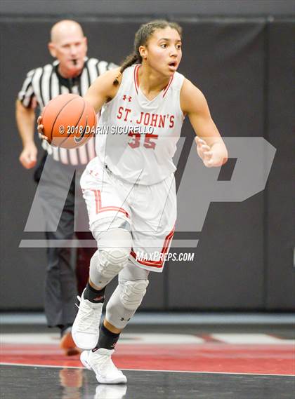 Thumbnail 1 in St. John's vs. Miami Country (Nike Tournament of Champions) photogallery.