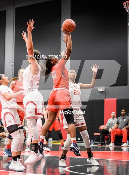 Thumbnail 2 in St. John's vs. Miami Country (Nike Tournament of Champions) photogallery.