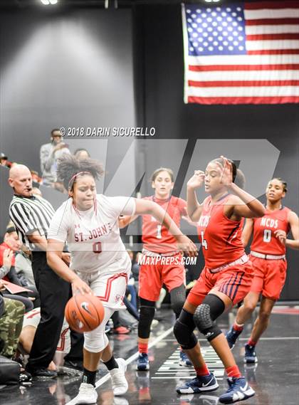 Thumbnail 2 in St. John's vs. Miami Country (Nike Tournament of Champions) photogallery.