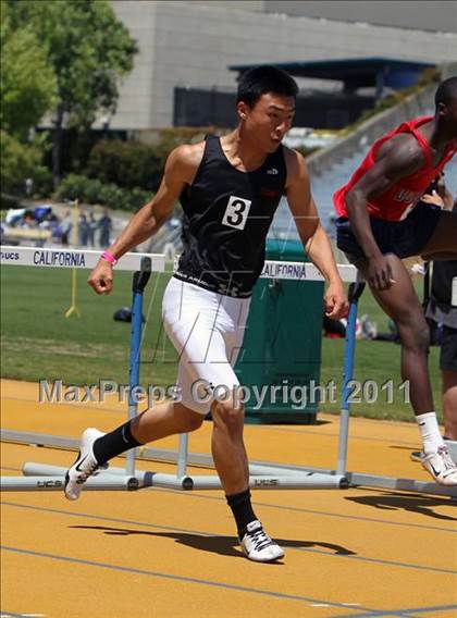 Thumbnail 3 in CIF NCS Masters Track & Field Championships (Boys Friday Track Events) photogallery.