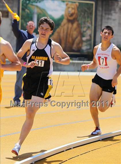 Thumbnail 3 in CIF NCS Masters Track & Field Championships (Boys Friday Track Events) photogallery.