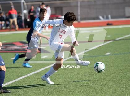 Thumbnail 3 in Lee [Robert E.] vs Bellarmine College Prep (North Texas Elite Showcase) photogallery.
