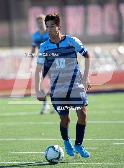 Thumbnail 1 in Lee [Robert E.] vs Bellarmine College Prep (North Texas Elite Showcase) photogallery.