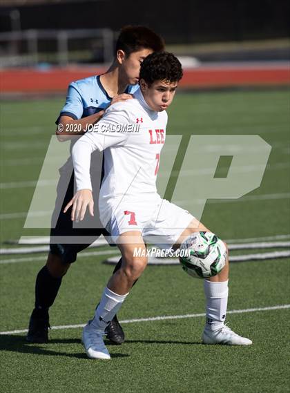 Thumbnail 3 in Lee [Robert E.] vs Bellarmine College Prep (North Texas Elite Showcase) photogallery.