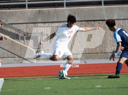 Thumbnail 3 in Lee [Robert E.] vs Bellarmine College Prep (North Texas Elite Showcase) photogallery.