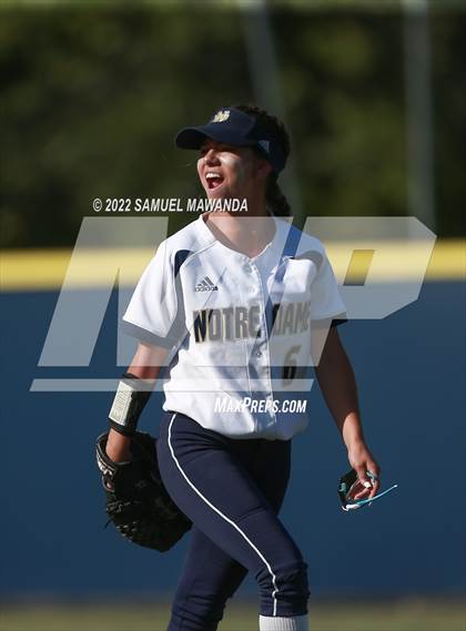 Thumbnail 1 in Long Beach Poly @ Notre Dame (SO) (CIF SS D3 first Round) photogallery.