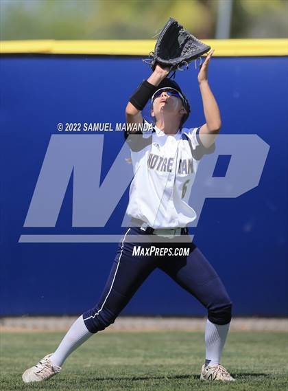 Thumbnail 2 in Long Beach Poly @ Notre Dame (SO) (CIF SS D3 first Round) photogallery.