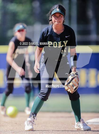 Thumbnail 2 in Long Beach Poly @ Notre Dame (SO) (CIF SS D3 first Round) photogallery.