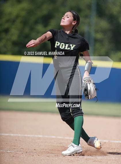 Thumbnail 1 in Long Beach Poly @ Notre Dame (SO) (CIF SS D3 first Round) photogallery.