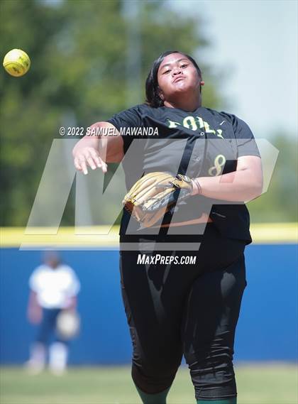 Thumbnail 2 in Long Beach Poly @ Notre Dame (SO) (CIF SS D3 first Round) photogallery.