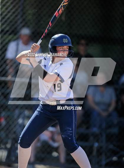 Thumbnail 1 in Long Beach Poly @ Notre Dame (SO) (CIF SS D3 first Round) photogallery.
