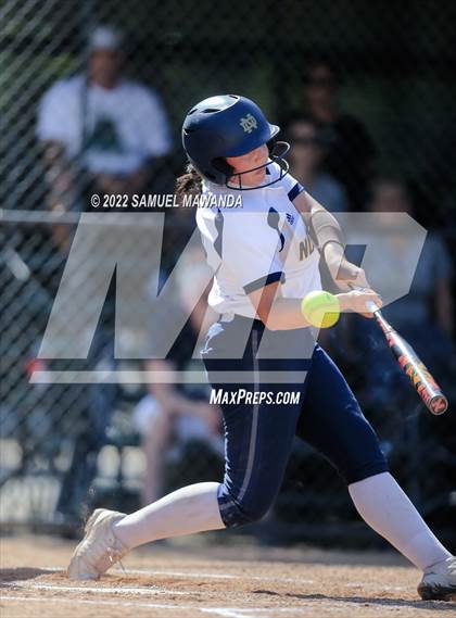 Thumbnail 1 in Long Beach Poly @ Notre Dame (SO) (CIF SS D3 first Round) photogallery.