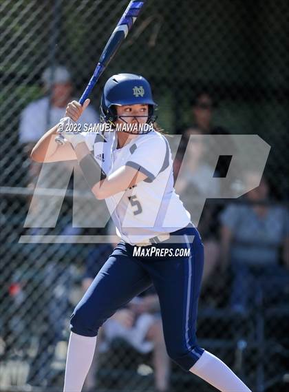Thumbnail 1 in Long Beach Poly @ Notre Dame (SO) (CIF SS D3 first Round) photogallery.