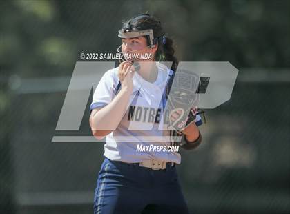 Thumbnail 3 in Long Beach Poly @ Notre Dame (SO) (CIF SS D3 first Round) photogallery.