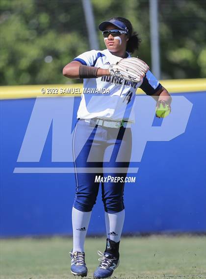 Thumbnail 3 in Long Beach Poly @ Notre Dame (SO) (CIF SS D3 first Round) photogallery.