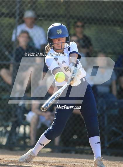 Thumbnail 3 in Long Beach Poly @ Notre Dame (SO) (CIF SS D3 first Round) photogallery.