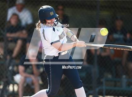Thumbnail 2 in Long Beach Poly @ Notre Dame (SO) (CIF SS D3 first Round) photogallery.