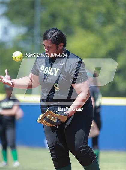 Thumbnail 2 in Long Beach Poly @ Notre Dame (SO) (CIF SS D3 first Round) photogallery.