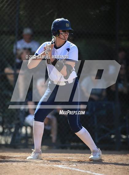 Thumbnail 2 in Long Beach Poly @ Notre Dame (SO) (CIF SS D3 first Round) photogallery.