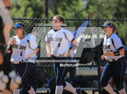 Thumbnail 3 in Long Beach Poly @ Notre Dame (SO) (CIF SS D3 first Round) photogallery.